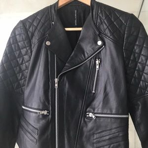 W118 by Walter Baker Leather Moto Jacket